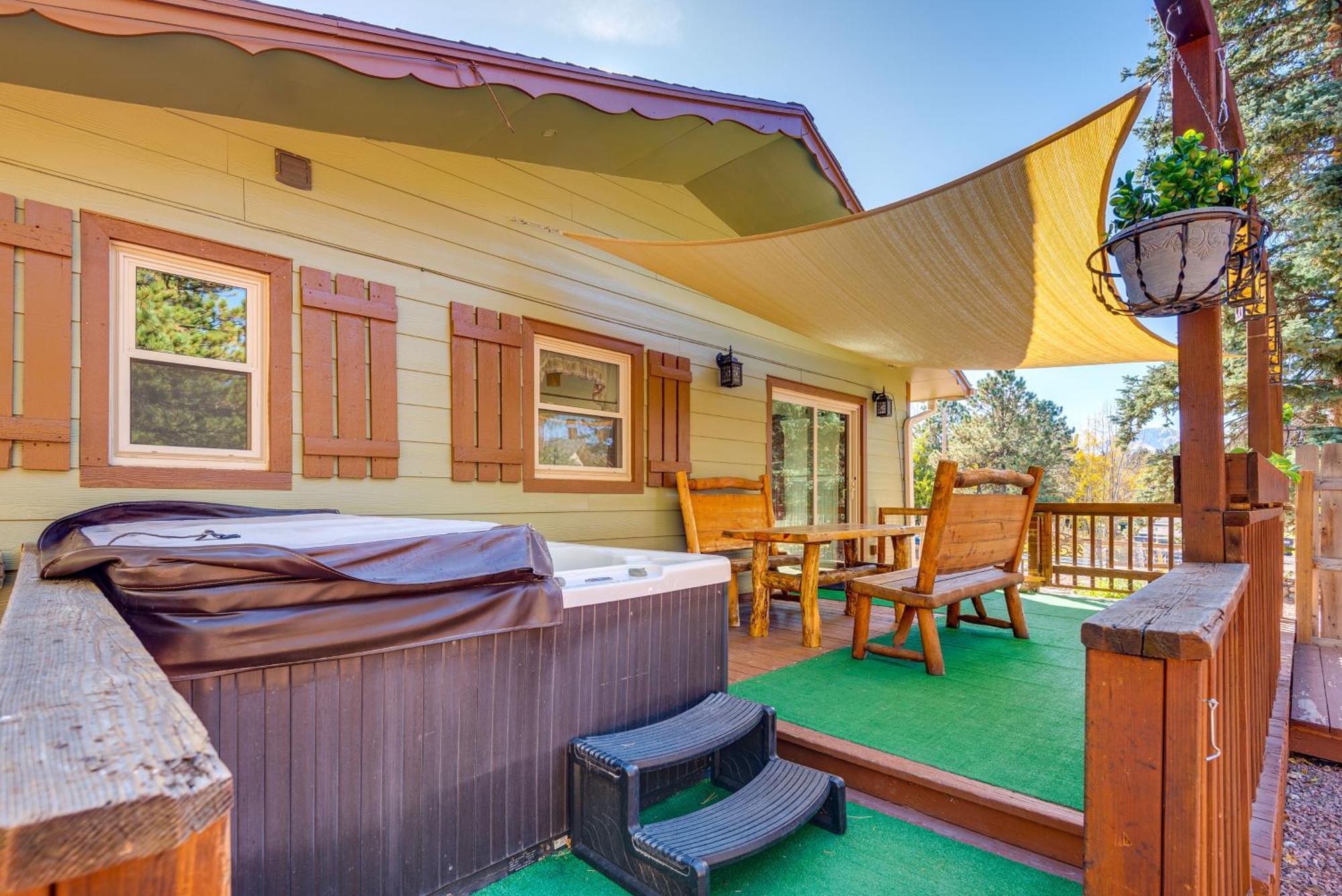 Peaceful Getaway With Private Hot Tub And Mtn Views! Vila Woodland Park Exterior foto