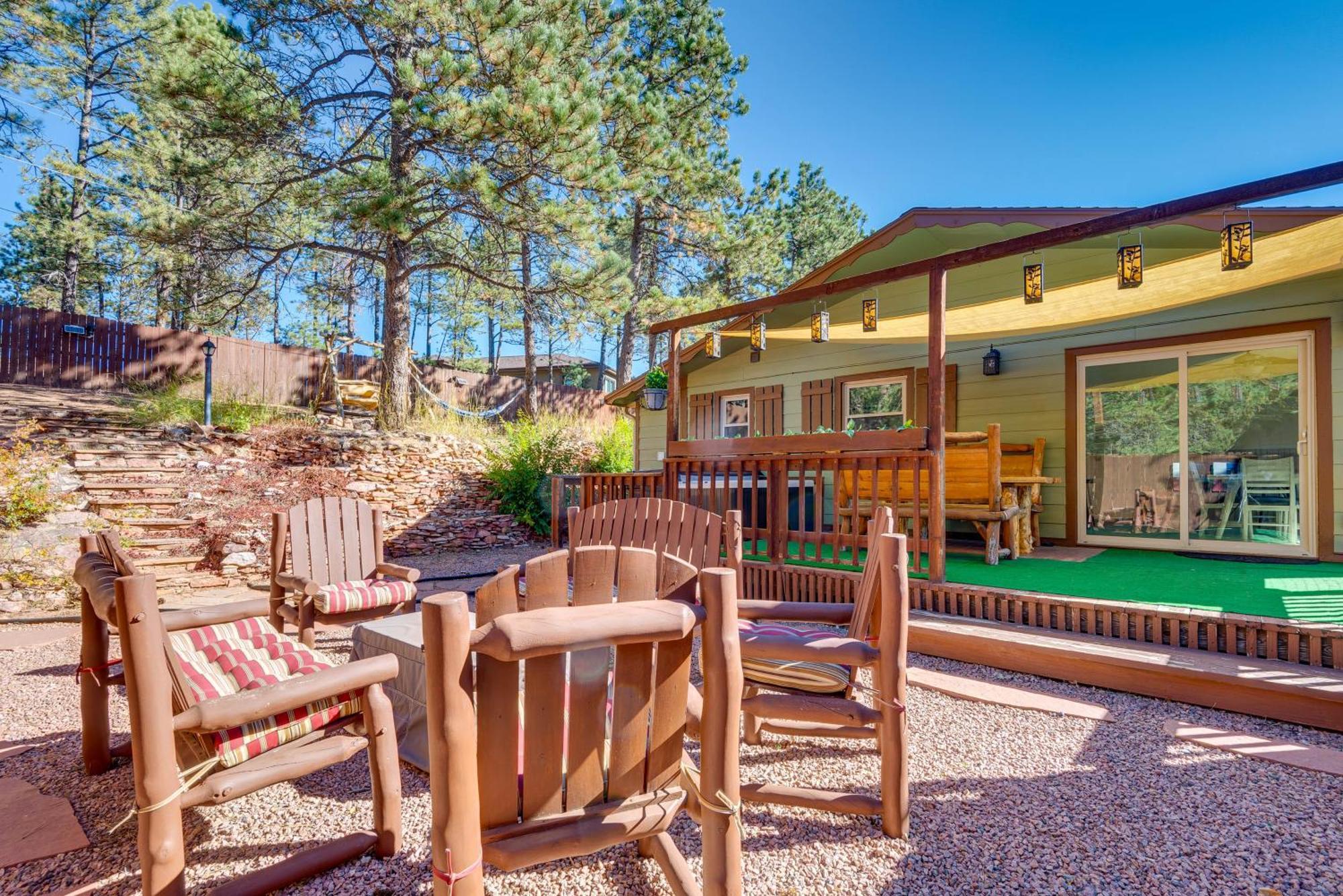 Peaceful Getaway With Private Hot Tub And Mtn Views! Vila Woodland Park Exterior foto